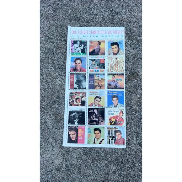 Elvis The King of Rock 'N' Roll Complete 50's Masters 5 Cassettes + Stamp Sheet - Picture 7 of 7